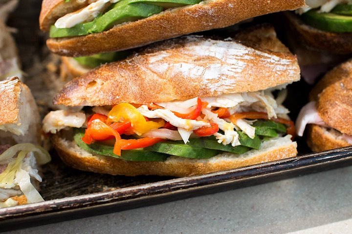 アボカドチキンマリネのバゲットサンド（2019.07.05）