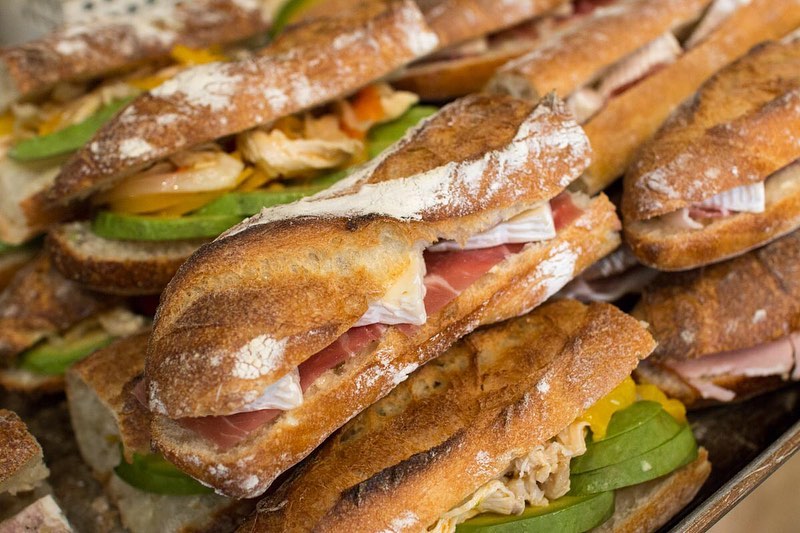 自家製のパテ・ド・カンパーニュのバゲットサンド（2019.07.17）