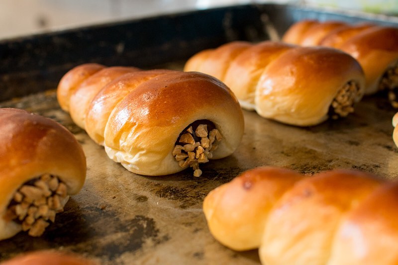 クロワッサン、パンオショコラが焼き上がっています（2020.03.21）