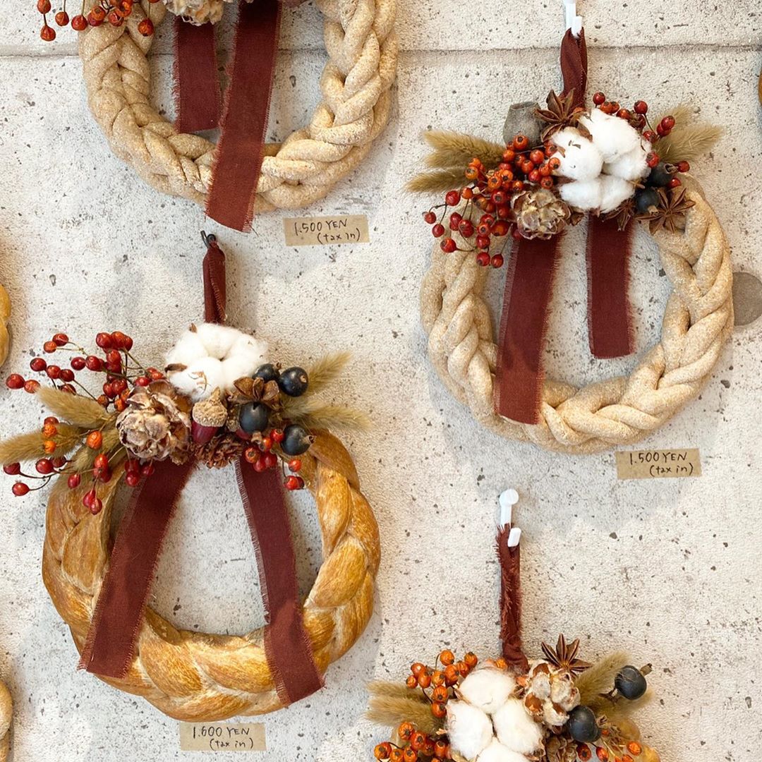 今週から「OPAN×addict flower」によるパンリースを店頭で販売してます(2020.10.22)