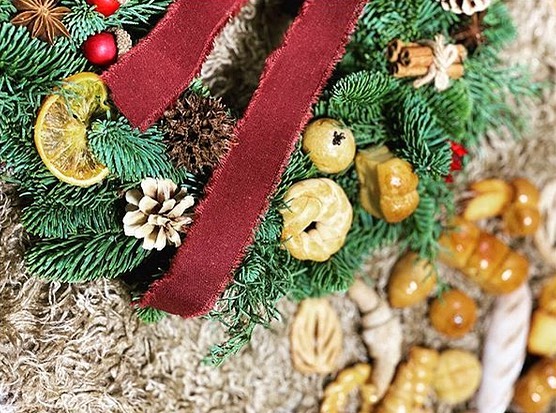 ご好評いただいています「OPAN×addict flower」コラボパンリースの第2弾を準備中です（2020.11.05）