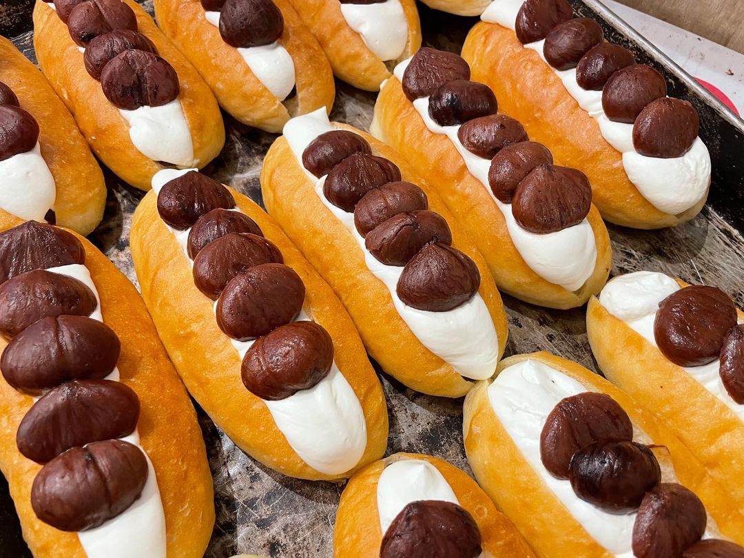 好評いただいていますクリームサンド本日もたくさんご用意しています（2022.10.12）