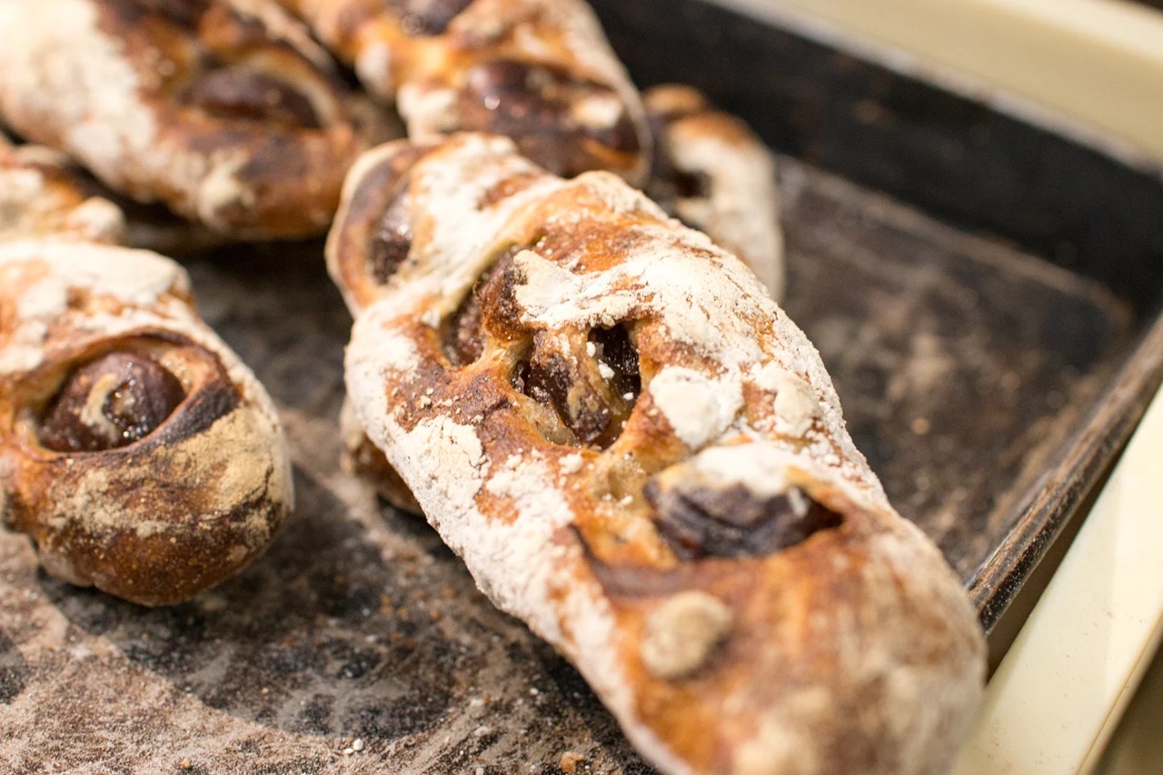 「栗とヘーゼルナッツ」、今日も香り豊かに焼き上がりました（2025.10.29）